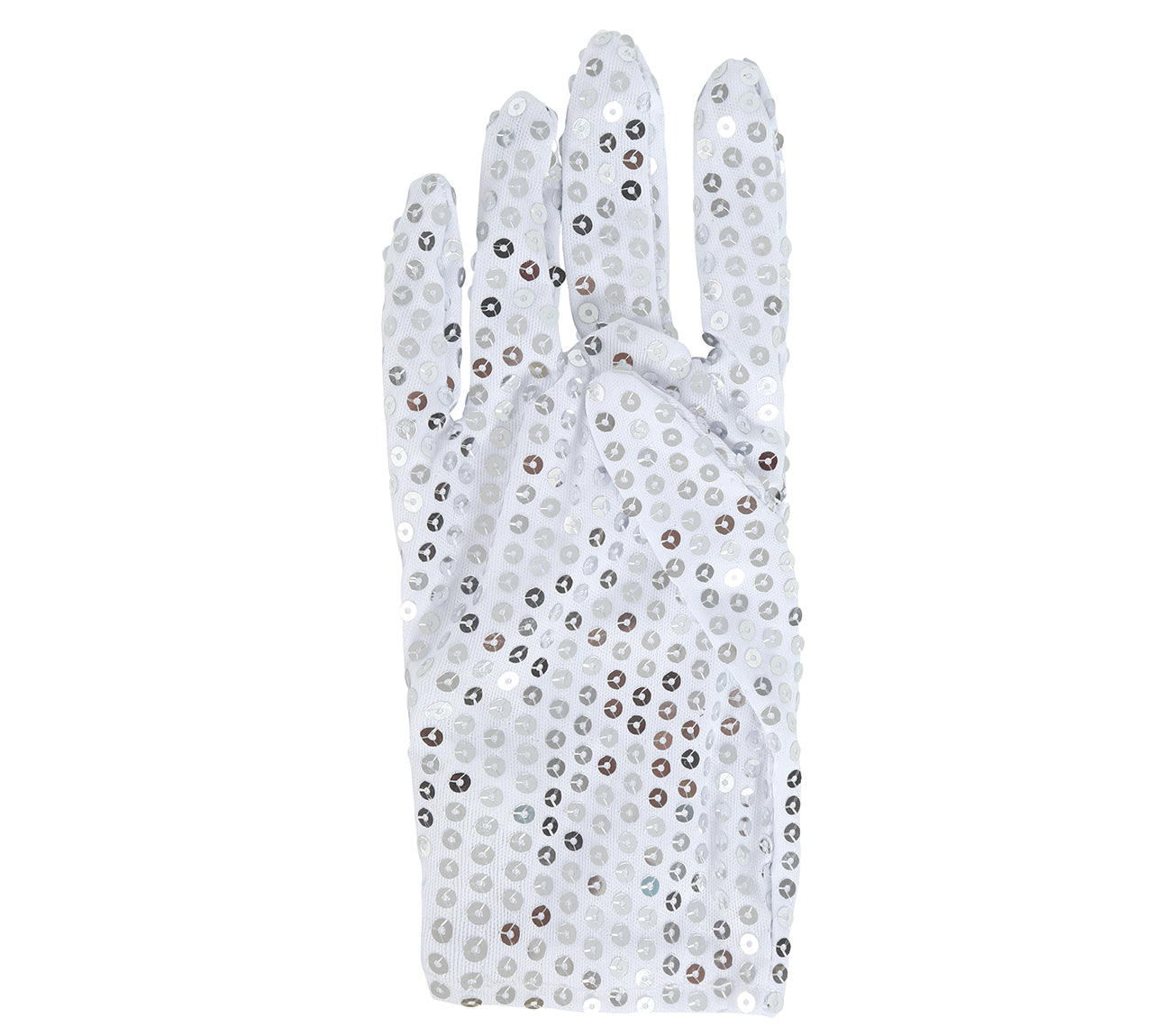 GP17866 – Pailletten Glitzer Handschuhe Karneval – Farbe: Silber