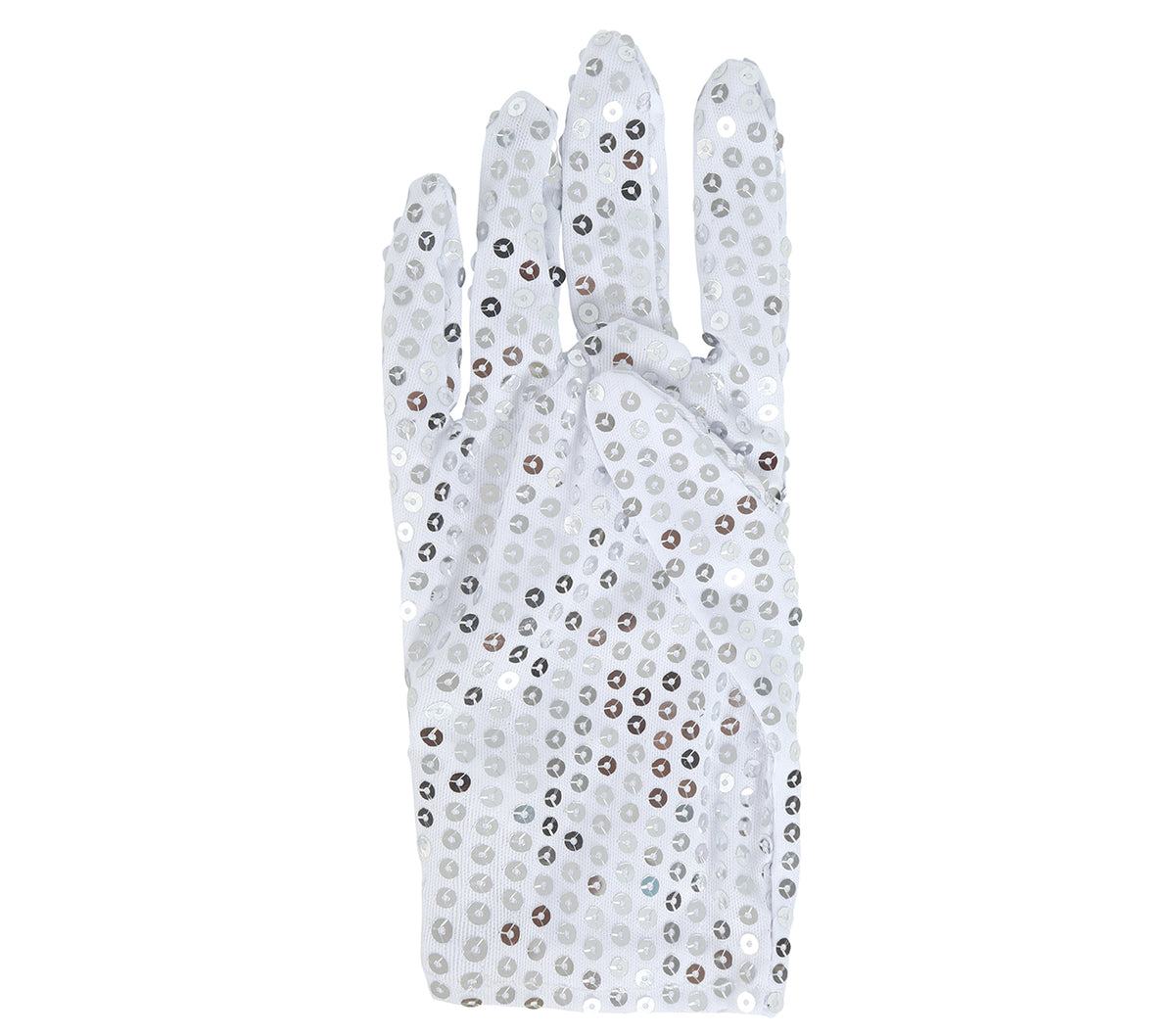GP17866 – Pailletten Glitzer Handschuhe Karneval – Farbe: Silber