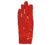 GP17866 – Pailletten Glitzer Handschuhe Karneval – Farbe: Rot