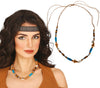 GP17878 – Inder Halskette Karneval Schmuck – Farbe: Mehrfarbig