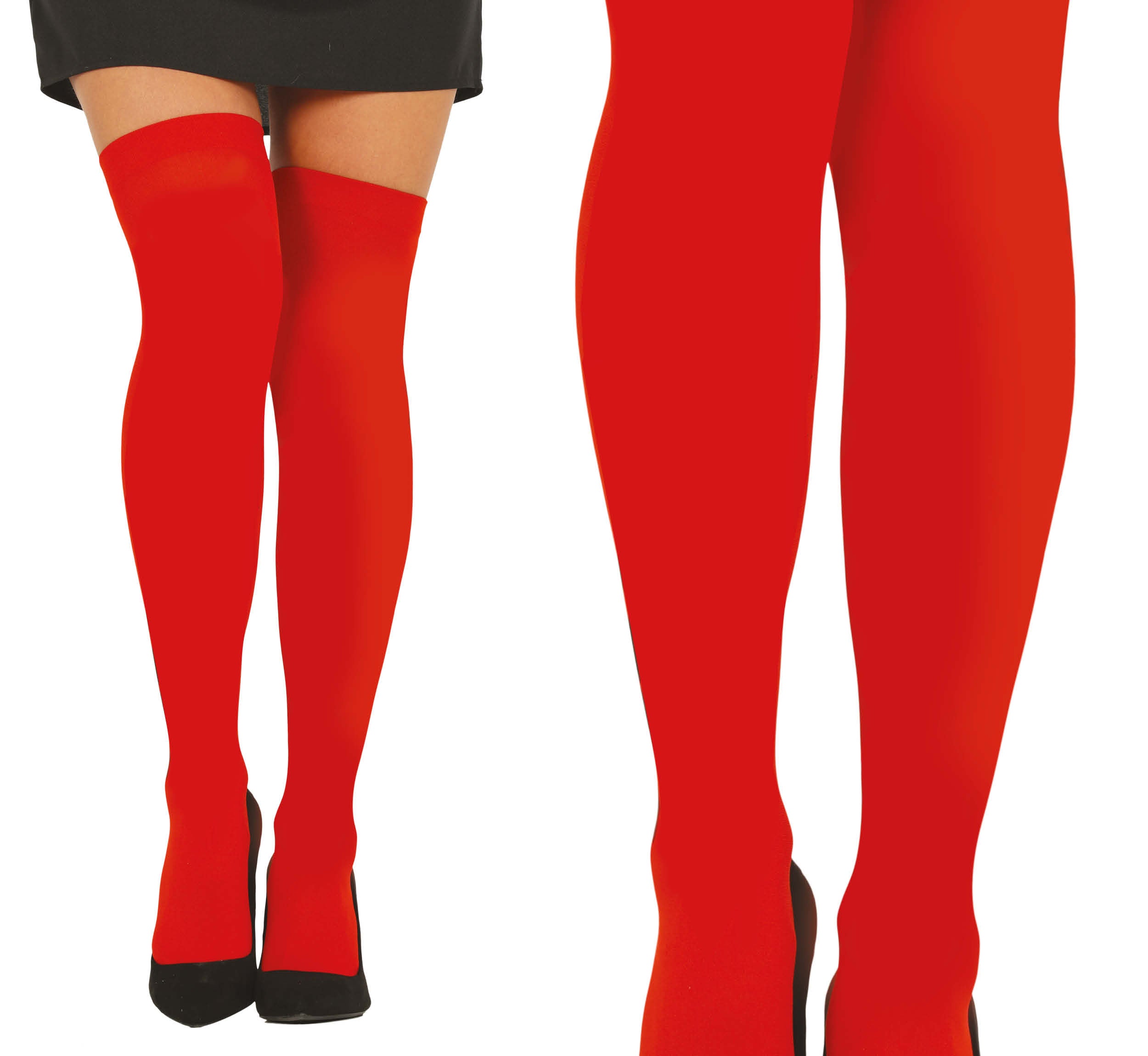 GP17911 – Dämonische Karneval Fantasy Strümpfe Rot – Farbe: Rot, Pink, Orange, Gelb, Blau, Grün, Schwarz
