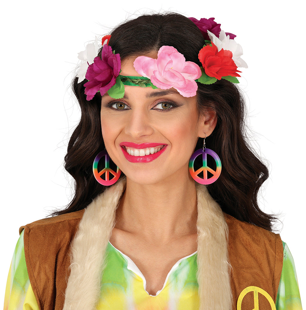 GP17924 – Prinzessin Blumenkranz Märchenkönigin Kopf – Größe: Standard