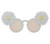 GP17963 – Hippie Blumenbrille Vintage Sonnenbrille – Farbe: Weiß