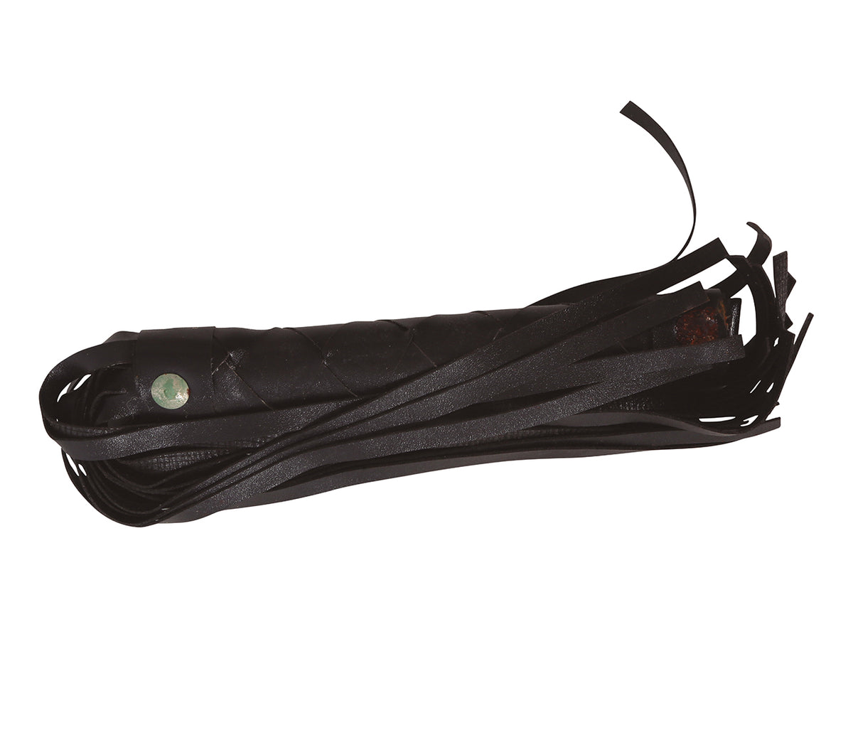 GP16834 – Flogger Peitsche für Erwachsene 50 cm kurz – Farbe: Schwarz