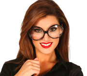Sekretärin Brille für Damen schwarz, Bild 2