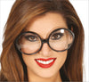 GP18009 – 70s Retro Brillen Karnevalsaccessoire – Farbe: Schwarz