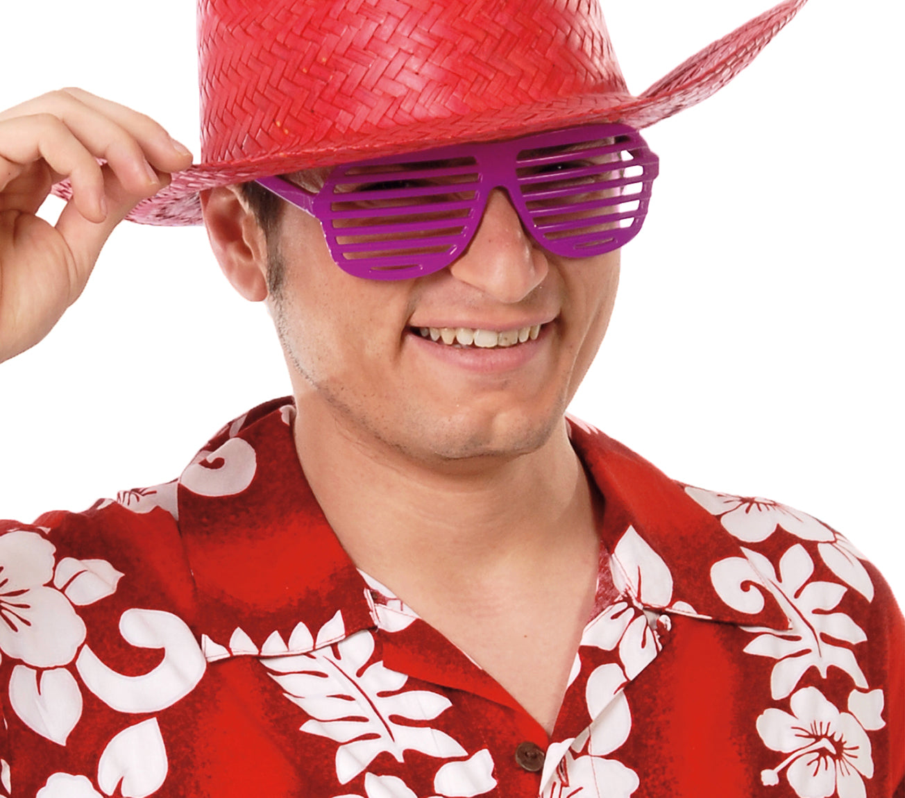 GP18013 – Hawaii Sonnenbrillen Party Gitter – Farbe: Mehrfarbig