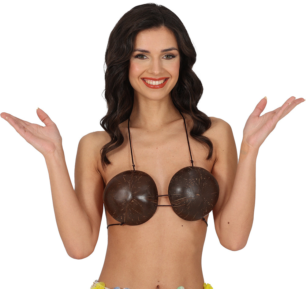 GP18033 – Hawaii Strand Sommer Bikini Kokosnuss – Größe: Standard
