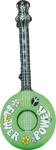 Aufblasbares Banjo Flower Power Hippie, Bild 3