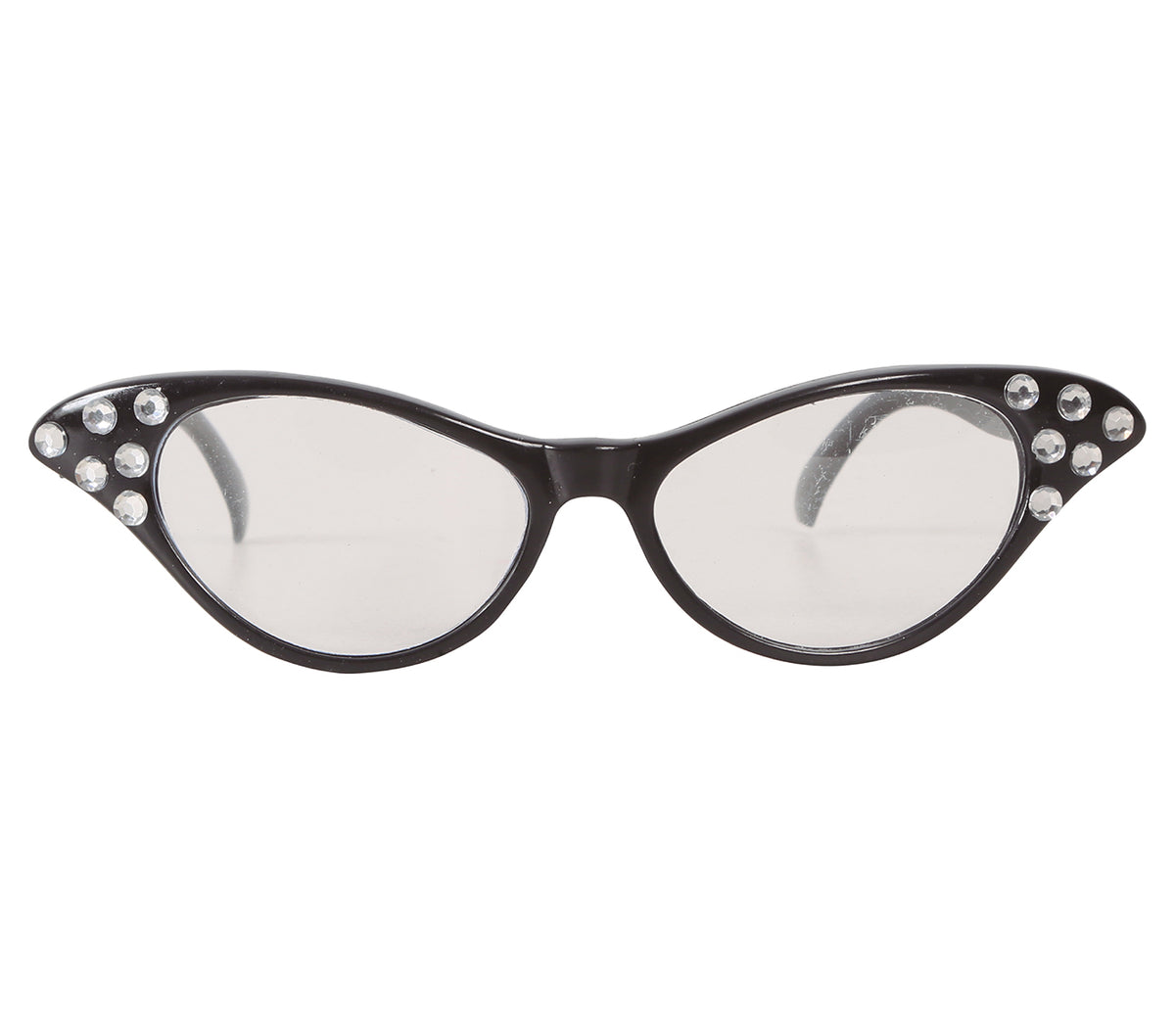 GP18090 – Fifties Brille Retro Cat Eye Design – Farbe: Schwarz