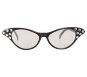 Cat Eye Brille für Erwachsene mit Strasssteinen, Bild 3