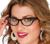 GP18090 – Fifties Brille Retro Cat Eye Design – Farbe: Schwarz