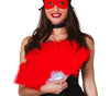 GP18113 – 20s Federfächer Gelb Accessoire Party – Farbe: Rot