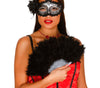 GP18113 – 20s Federfächer Gelb Accessoire Party – Farbe: Schwarz