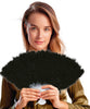 GP18113 – 20s Federfächer Gelb Accessoire Party – Farbe: Schwarz