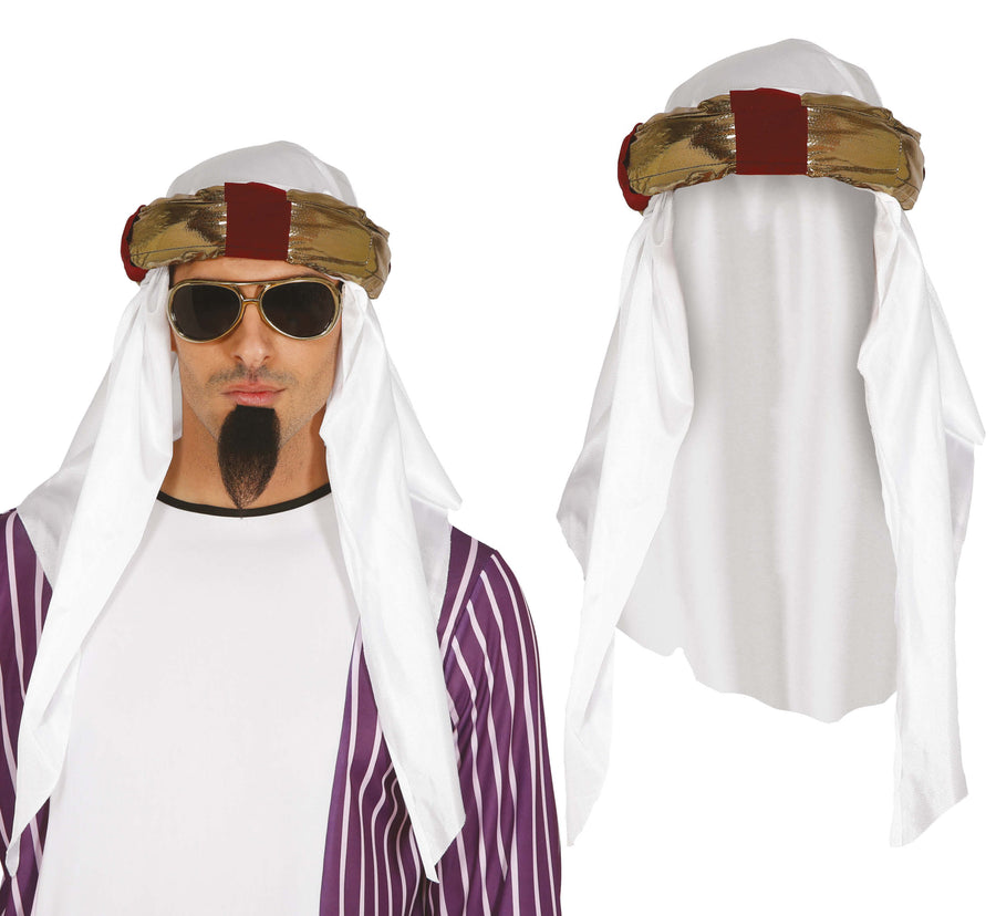 Sheik Karneval Turban Wüstenprinz Kostüm
