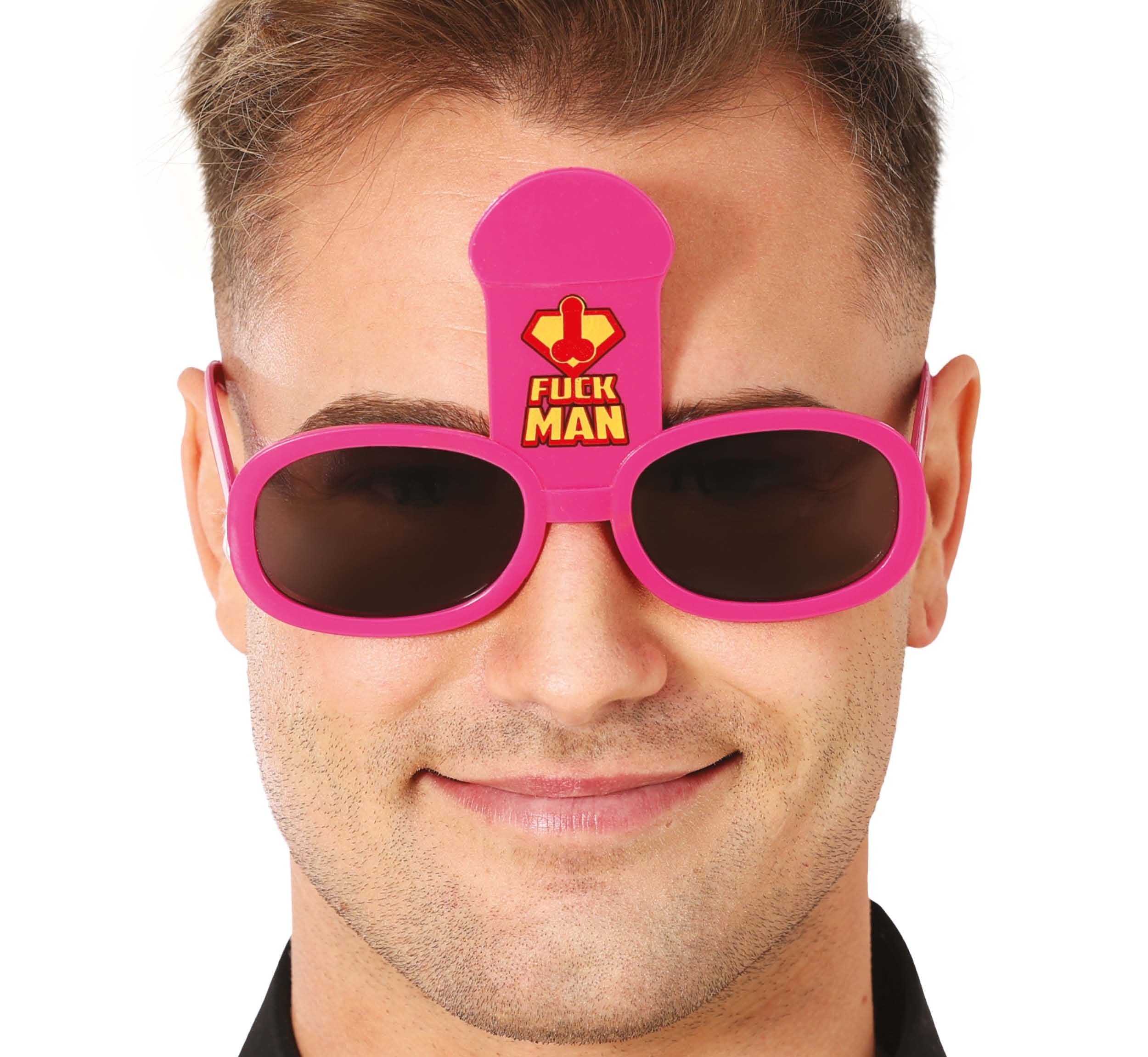 GP18179 – Junggesellenabschied Spaßbrille Lustige – Farbe: Pink