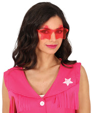 Sternbrille für Erwachsene pink Oversize, Bild 2