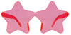 GP18182 – Hippie Partybrille Karneval Rosa Stern – Farbe: Pink