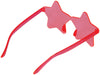 GP18182 – Hippie Partybrille Karneval Rosa Stern – Farbe: Pink