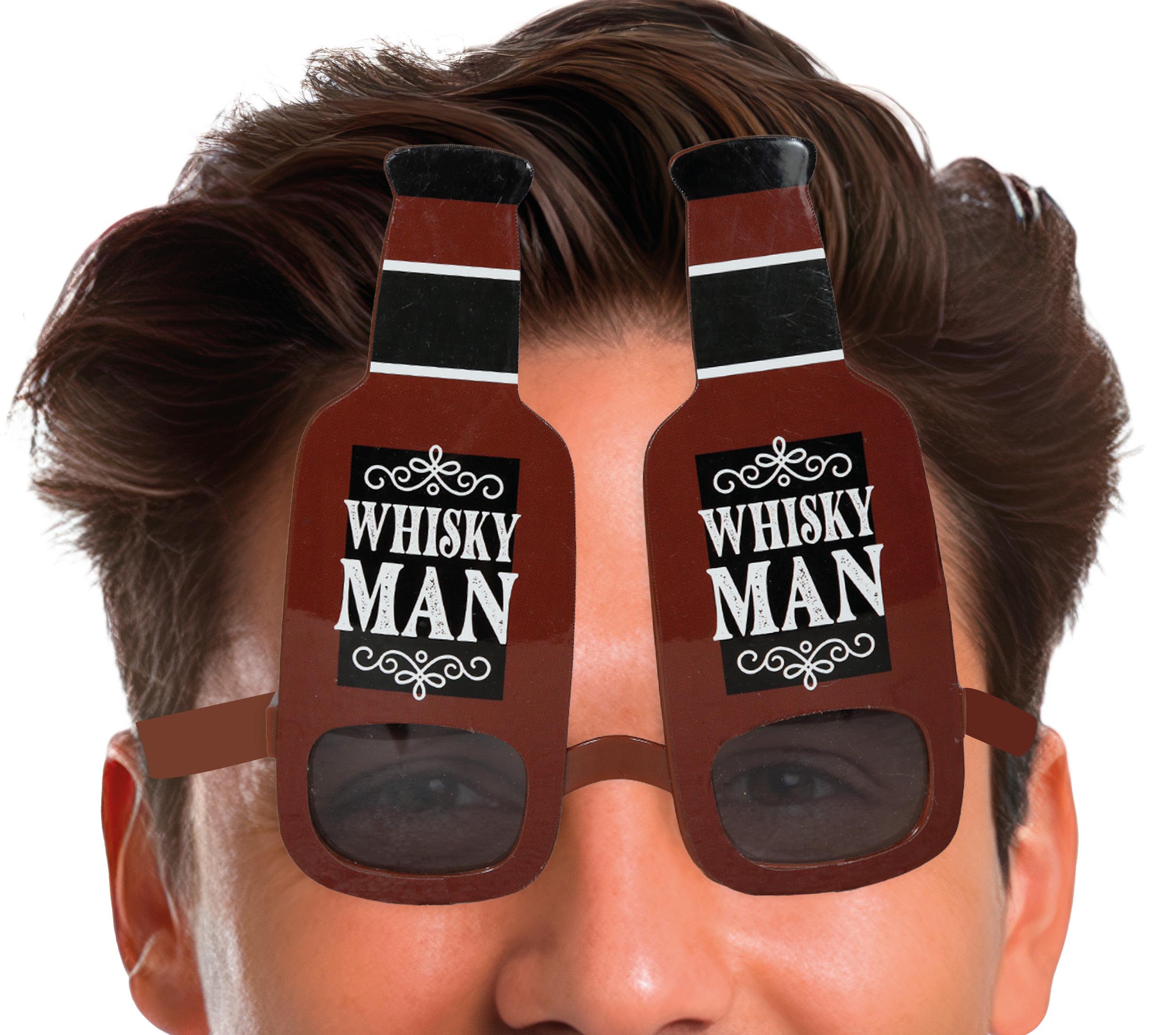 GP18191 – Bierflaschen Brille Junggesellenfest – Farbe: Braun
