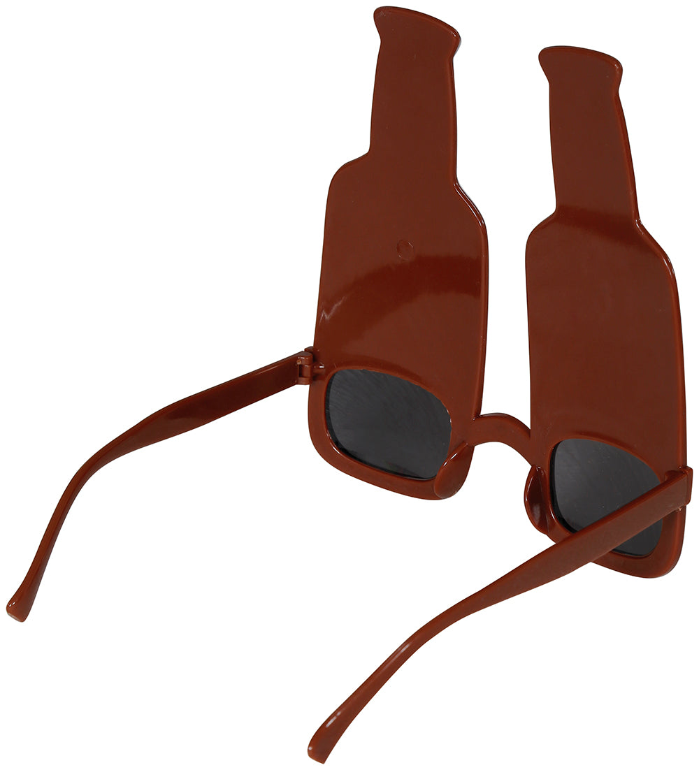 GP18191 – Bierflaschen Brille Junggesellenfest – Farbe: Braun