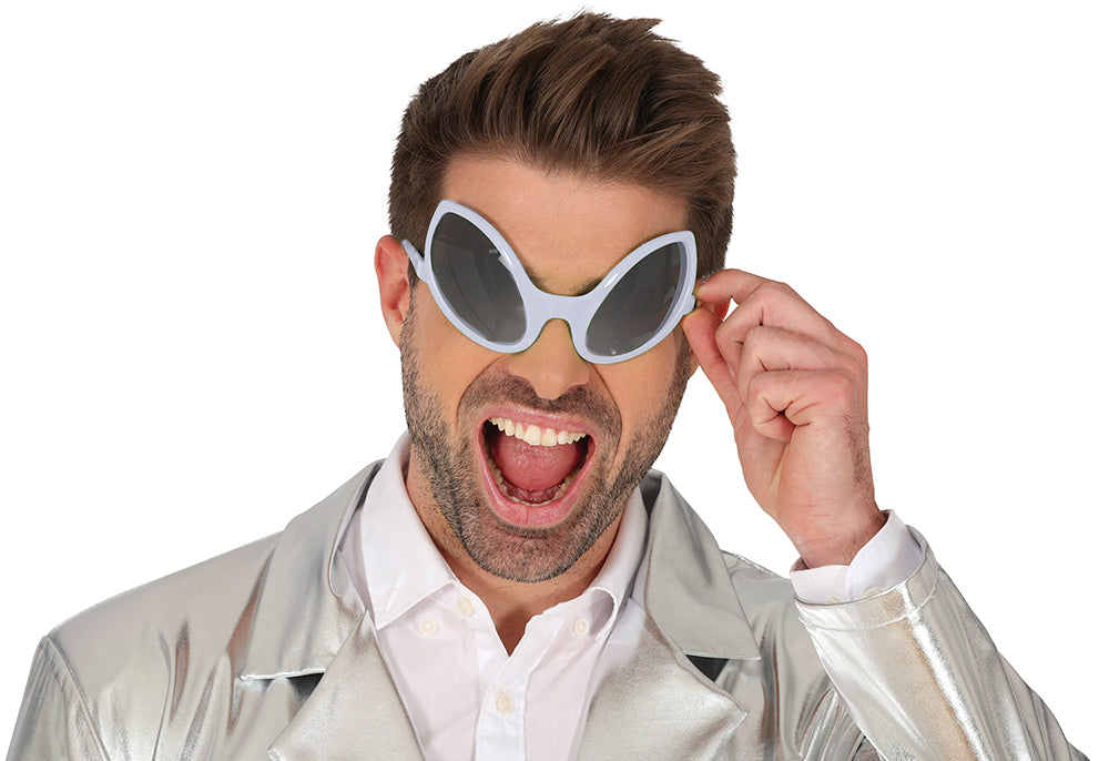 GP18199 – Disco Brille Futuristisches Design – Farbe: Silber