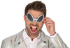 GP18199 – Disco Brille Futuristisches Design – Farbe: Silber