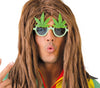 GP18225 – Rastafari Feierbrille Jamaika Party – Farbe: Grün