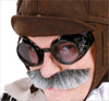 GP18231 – Pilot Fliegerbrille Karneval – Farbe: Schwarz