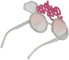 GP18278 – Karnevalsbrille Diamant Glitzer Party – Farbe: Pink