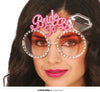 GP18278 – Karnevalsbrille Diamant Glitzer Party – Farbe: Pink
