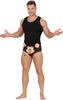 GP18293 – Junggesellenabschied Gorilla Humorvolle Unterhose – Farbe: Schwarz