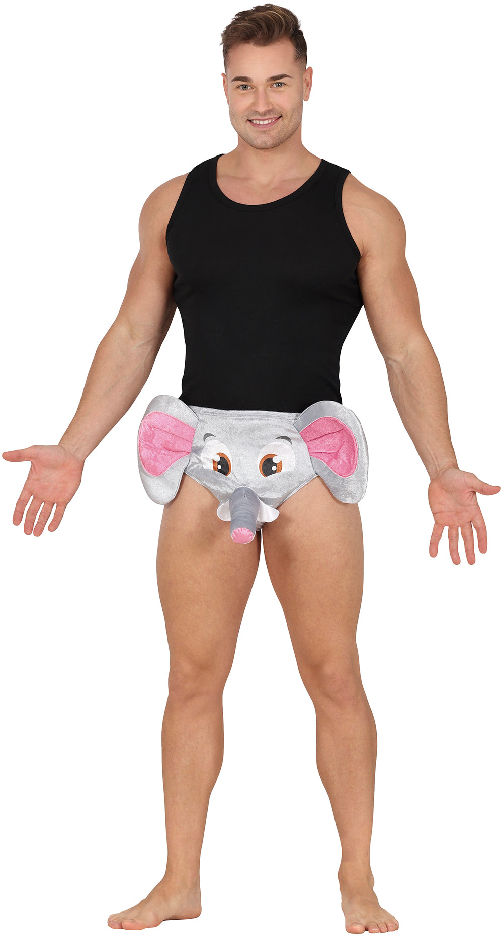 GP18295 – Junggesellenabschied Elefant Unterhose – Farbe: Grau