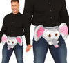 GP18295 – Junggesellenabschied Elefant Unterhose – Farbe: Grau