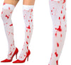 GP18336 – Halloween Blutige Strümpfe Weiße Theater – Farbe: Weiß