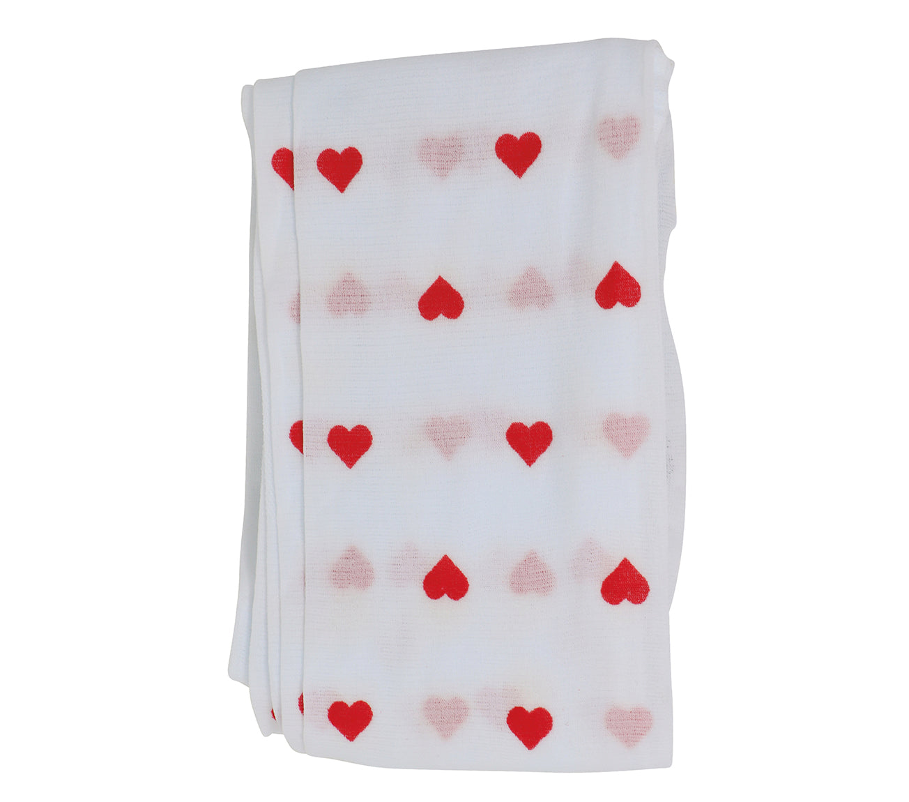 GP18374 – Karneval Herz-Strumpfhose World Book Day – Farbe: Weiß