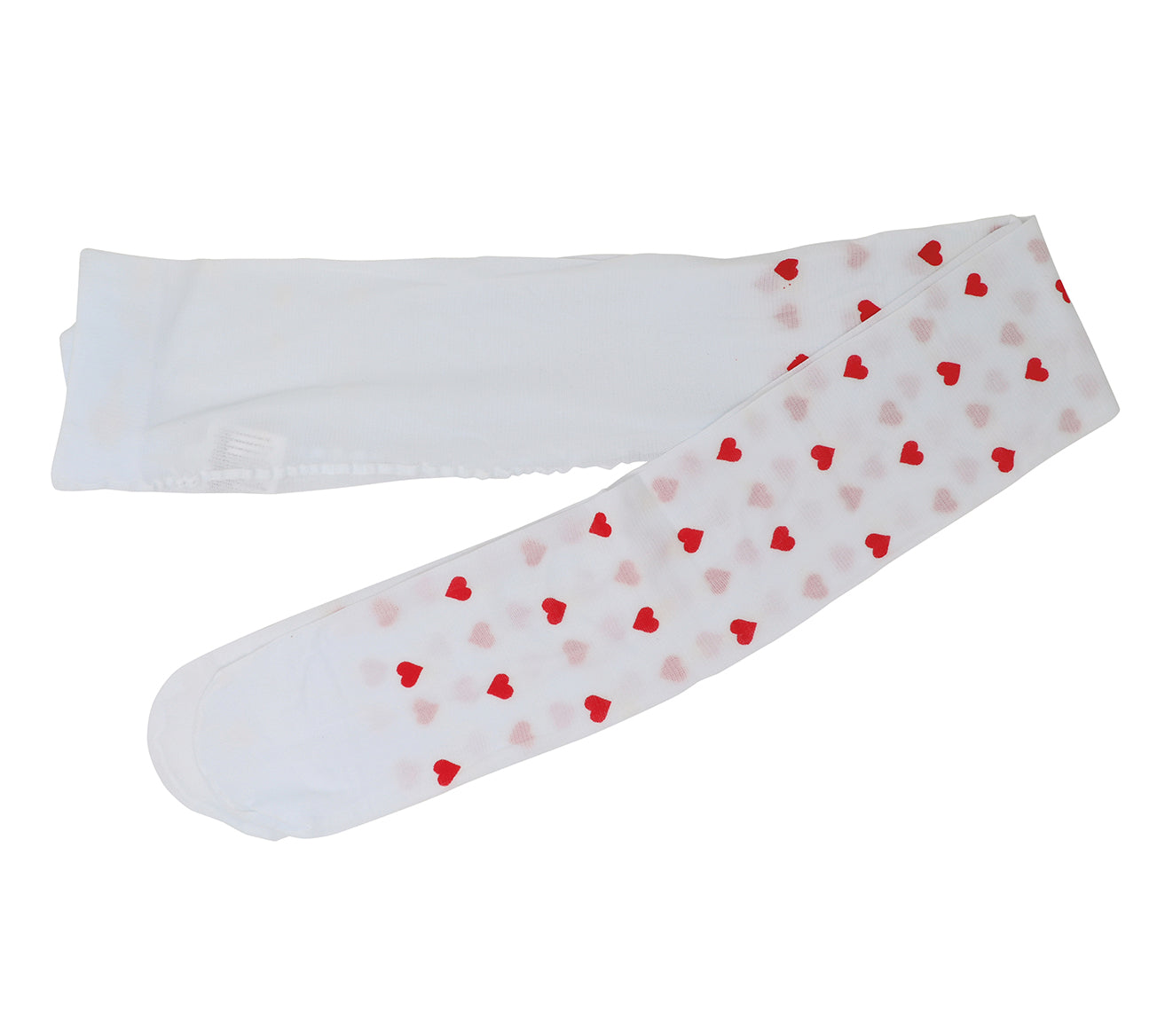 GP18374 – Karneval Herz-Strumpfhose World Book Day – Farbe: Weiß