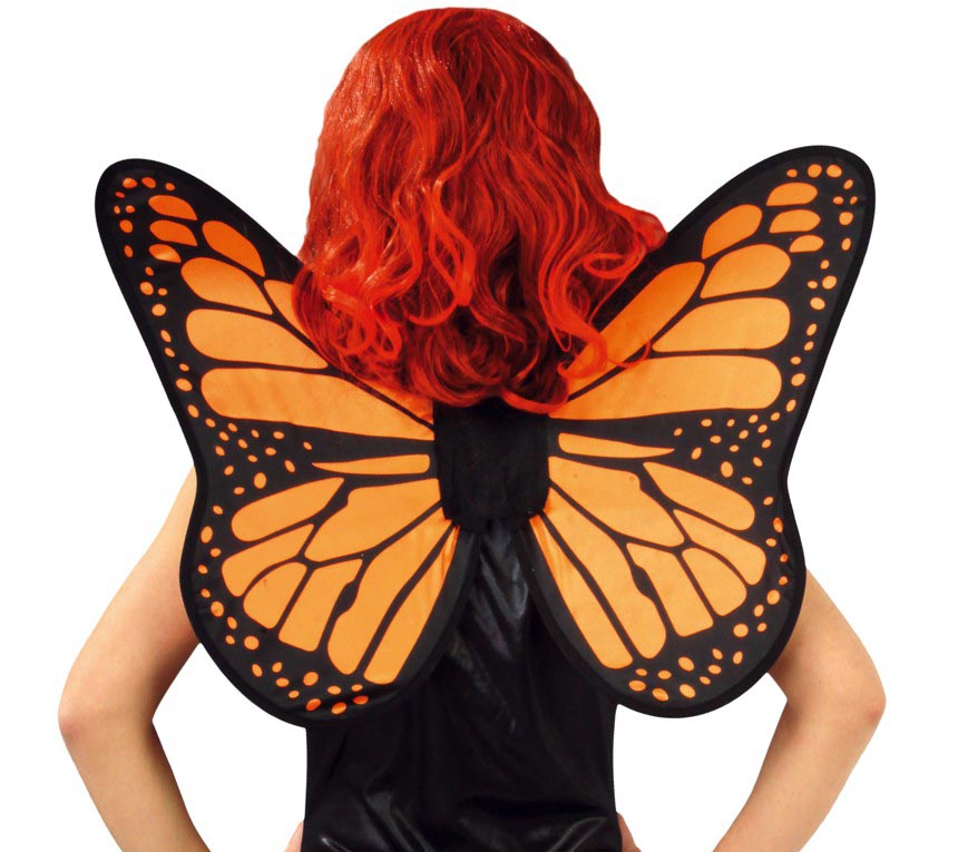 GP18391 – Schmetterlingsflügel Karneval Kostüm – Farbe: Orange