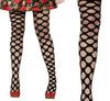 GP18470 – Tag Der Toten Halloween Netzstrumpfhose – Farbe: Schwarz