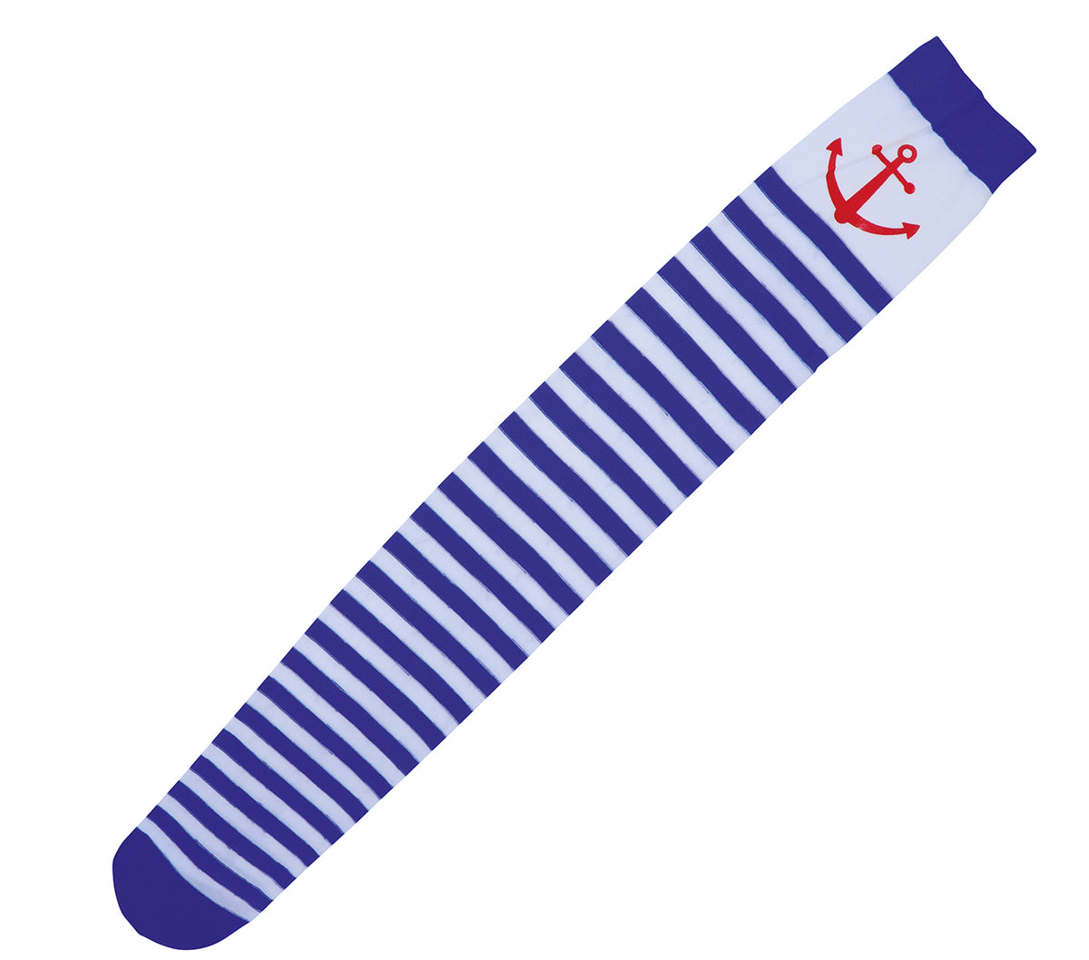 GP18471 – Matrosen Stil Karneval Strümpfe Blau – Größe: Standard