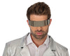 GP18497 – Film Maske Futuristische Spiegelbrille – Farbe: Silber