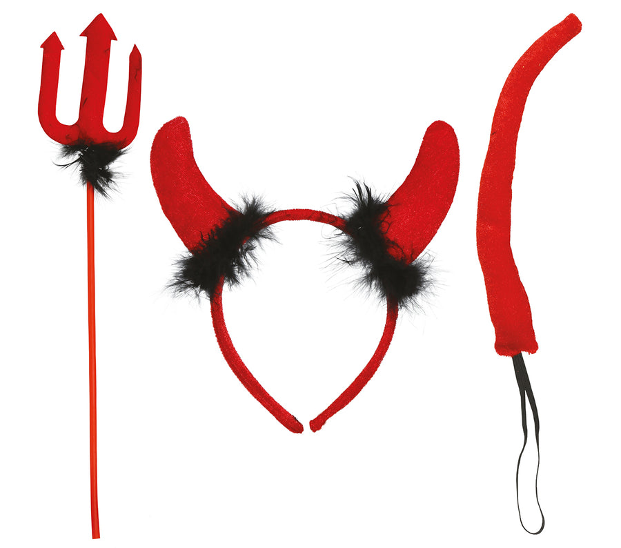 GP18512 – Dämonische Accessoires Halloween – Farbe: Schwarz, Ansicht 2