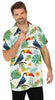 GP18548 – Hawai Sommer Tukan Shirt Exotische – Größe: 48 - 50 (M), 52 - 54 (L) – Farbe: Mehrfarbig