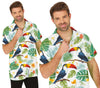 GP18548 – Hawai Sommer Tukan Shirt Exotische – Größe: 48 - 50 (M), 52 - 54 (L) – Farbe: Mehrfarbig