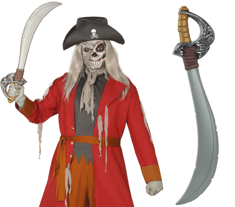 Piratenschwert für Erwachsene 72 cm Säbel