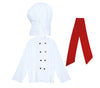 GP18583 – Koch Outfit Set Karneval Kostüm – Farbe: Weiß