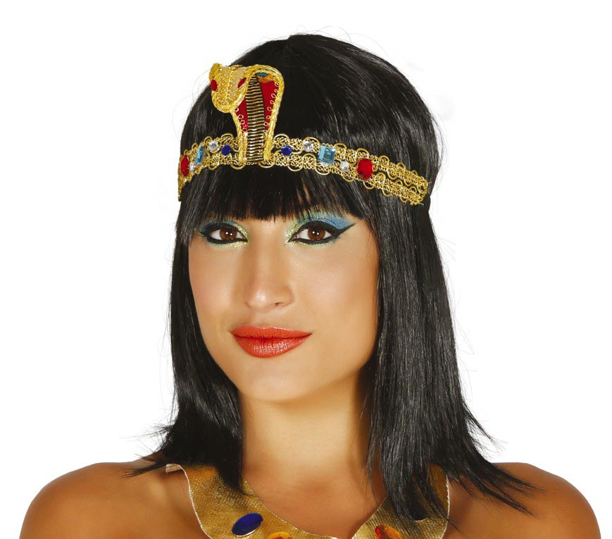 GP18684 – Ägyptisches Königinnen Stirnband Ägypten – Farbe: Gold
