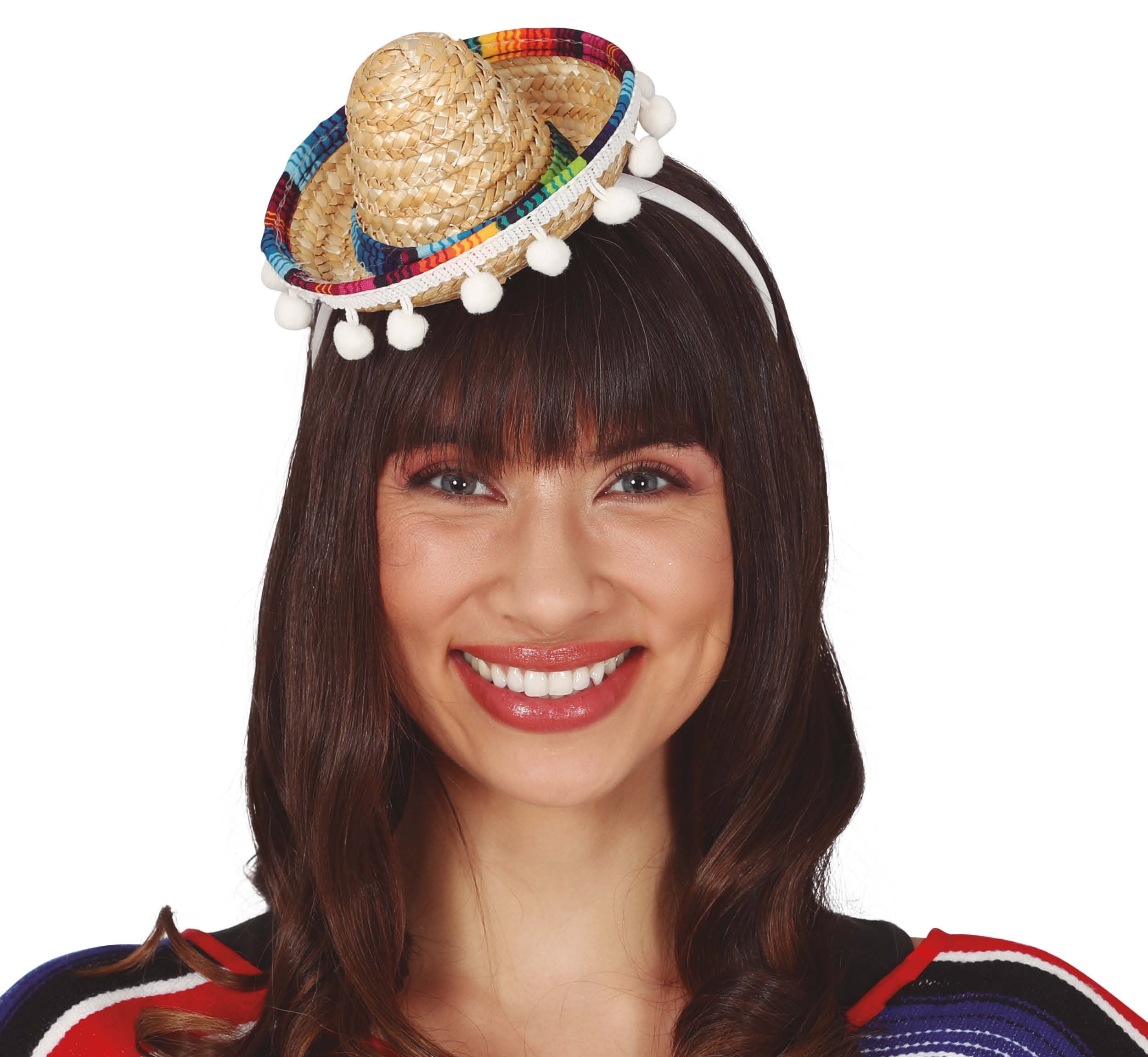 GP18743 – Mexiko Fiesta Sombrero Haarreif – Farbe: Natural