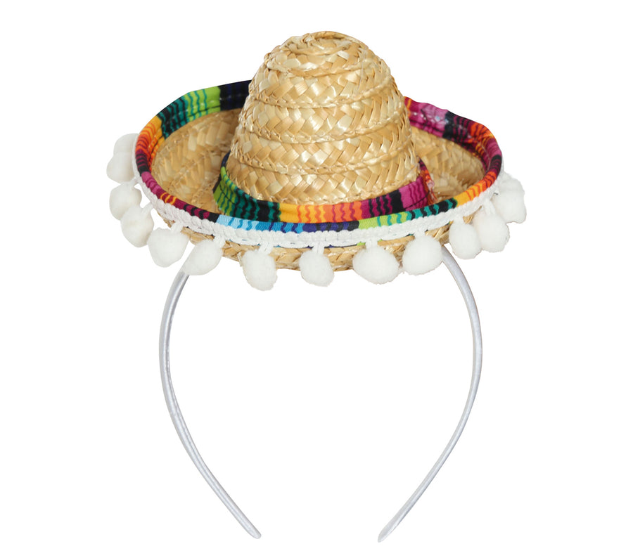 GP18743 – Mexiko Fiesta Sombrero Haarreif – Farbe: Natural, Ansicht 2